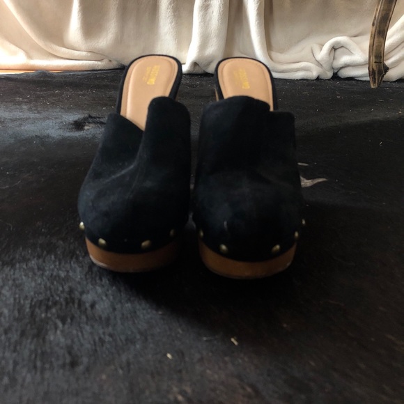 Black Studded Heels - Picture 1 of 4